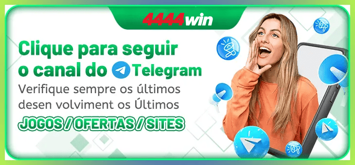 4444WIN bônus — painel de promoções no aplicativo