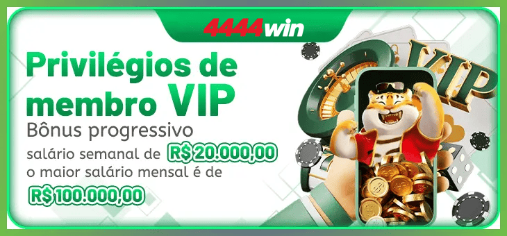 4444WIN cadastro — tela de formulário no app oficial